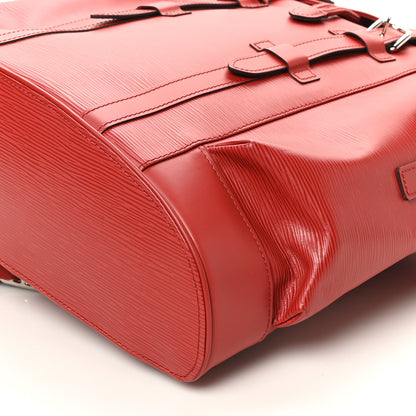 Louis Vuitton Epi Christopher Backpack PM Pomodoro 9 of 9