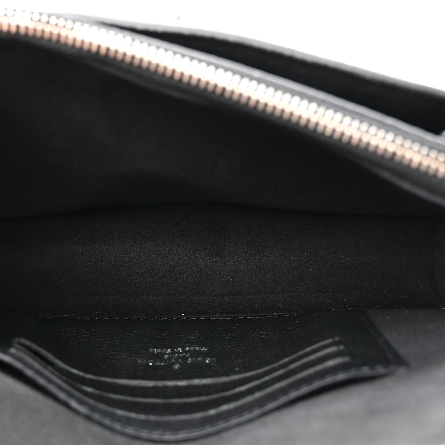 Soft Calfskin My Lockme Chain Pochette Black