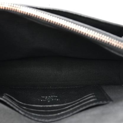 Louis Vuitton Soft Calfskin My Lockme Chain Pochette Black 5 of 9