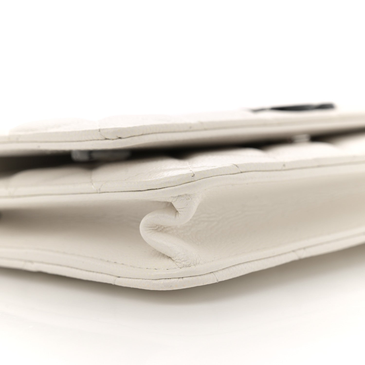 Chanel Caviar Quilted My Everything Wallet On Chain WOC White 9 of 11