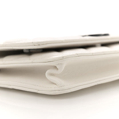 Chanel Caviar Quilted My Everything Wallet On Chain WOC White 9 of 11