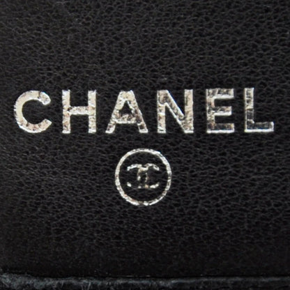 Chanel Lambskin Vertical Quilted Mademoiselle Yen Wallet Black 8 of 11