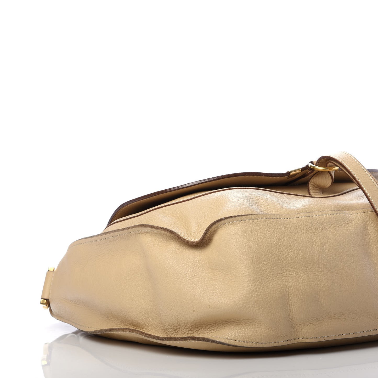 Calfskin Large Marcie Hobo Beige