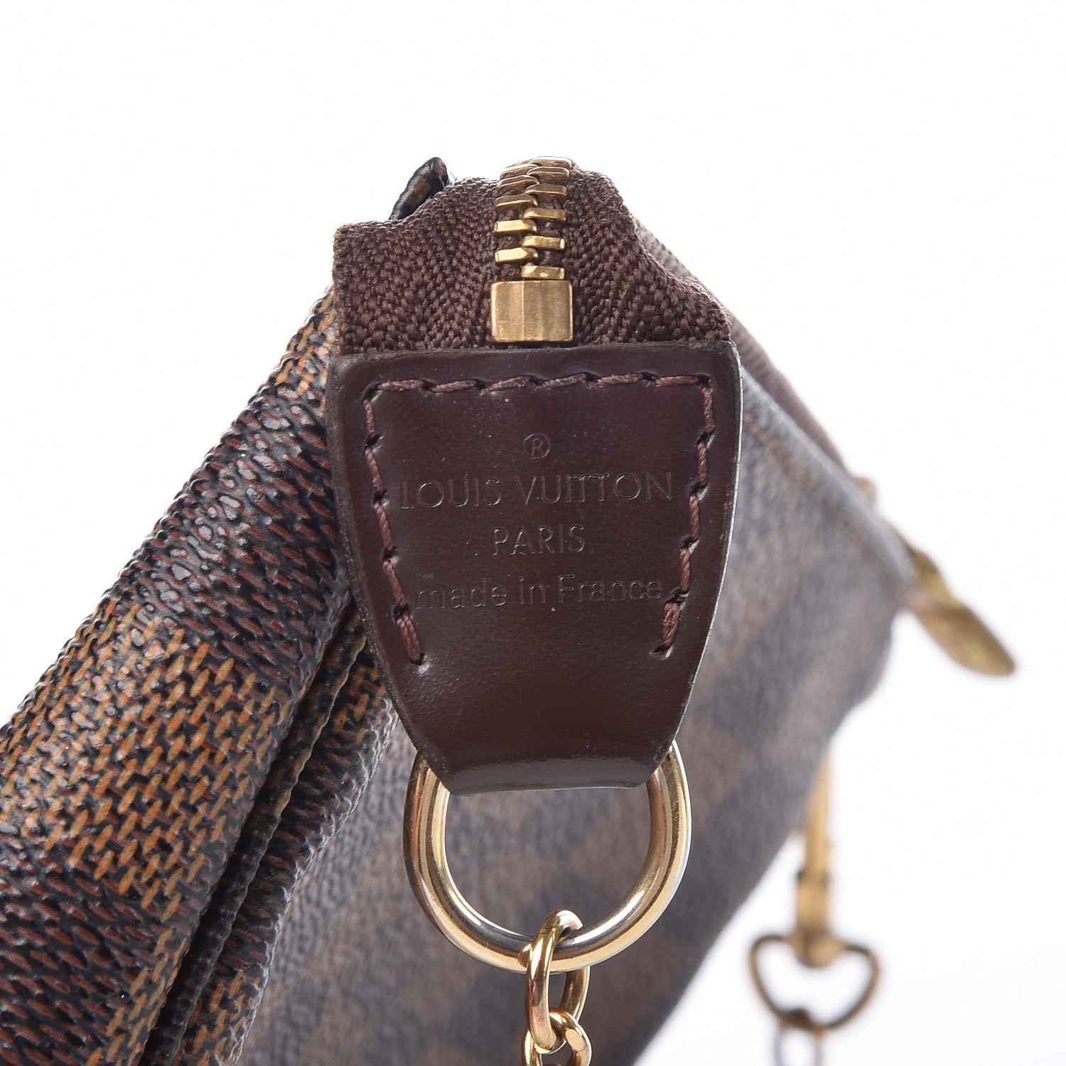 Louis Vuitton Damier Ebene Mini Pochette Accessories 6 of 12