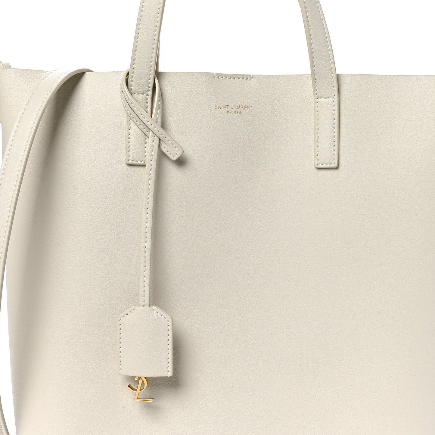 Calfskin Toy Shopping Tote Crema Soft