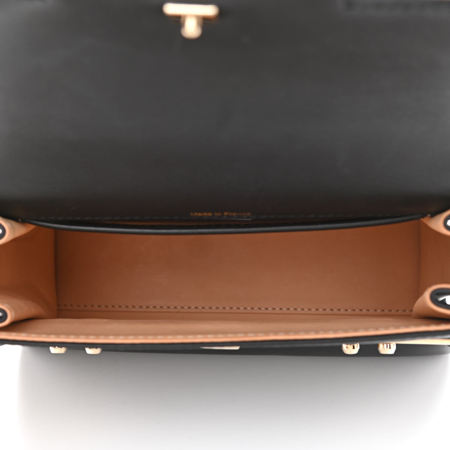 Delvaux Smooth Calfskin Mini Tempete Satchel Black 5 of 8