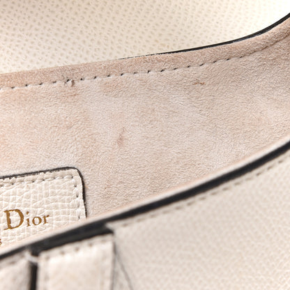 Christian Dior Grained Calfskin Mini Saddle Bag White 12 of 13