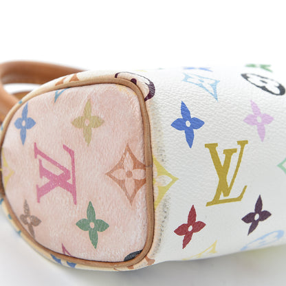 Louis Vuitton Monogram Multicolor Mini Sac HL Speedy White 5 of 7