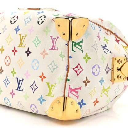 Louis Vuitton Monogram Multicolor Speedy 30 White 8 of 11