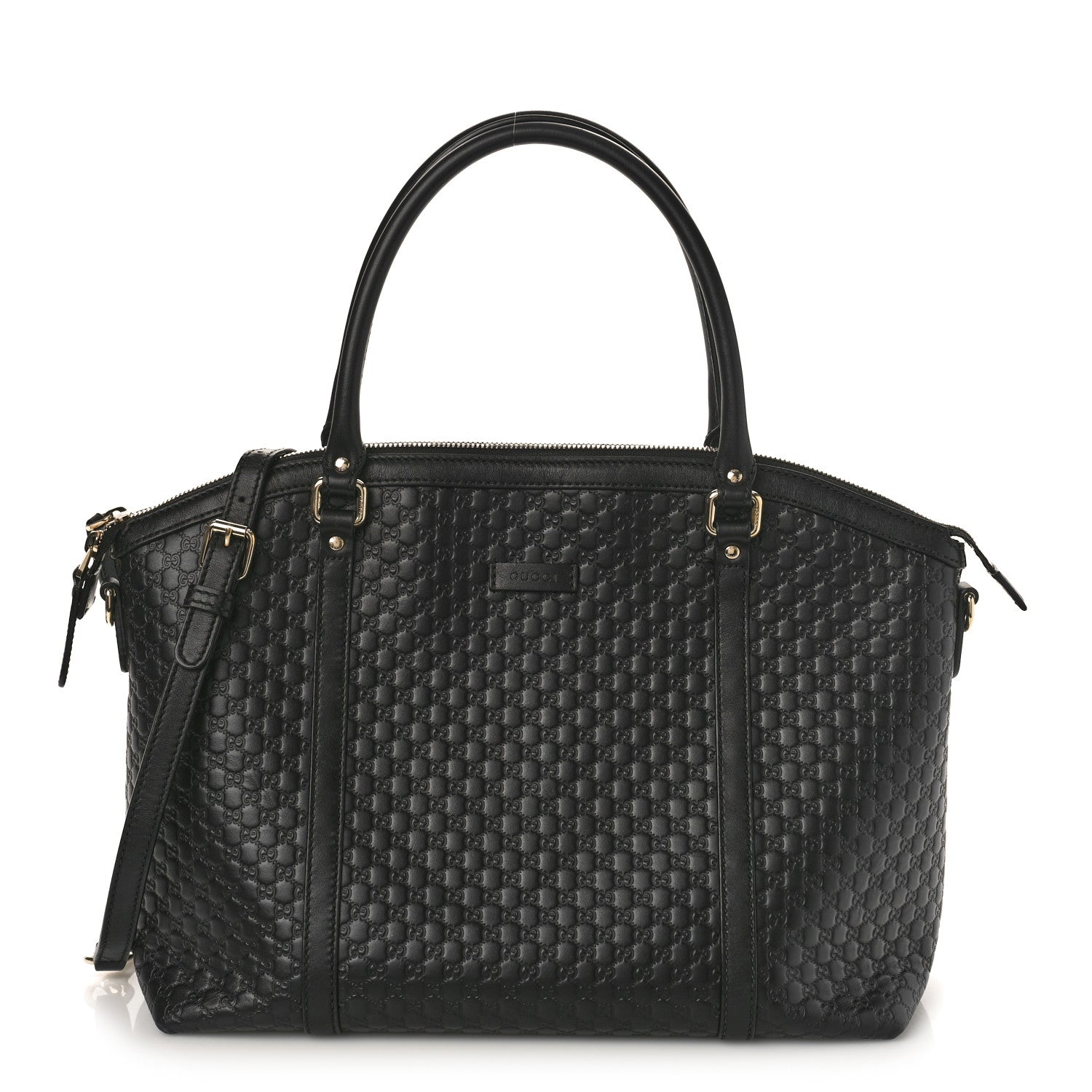 Gucci Soft Microguccissima Dome Satchel Black 1 of 10