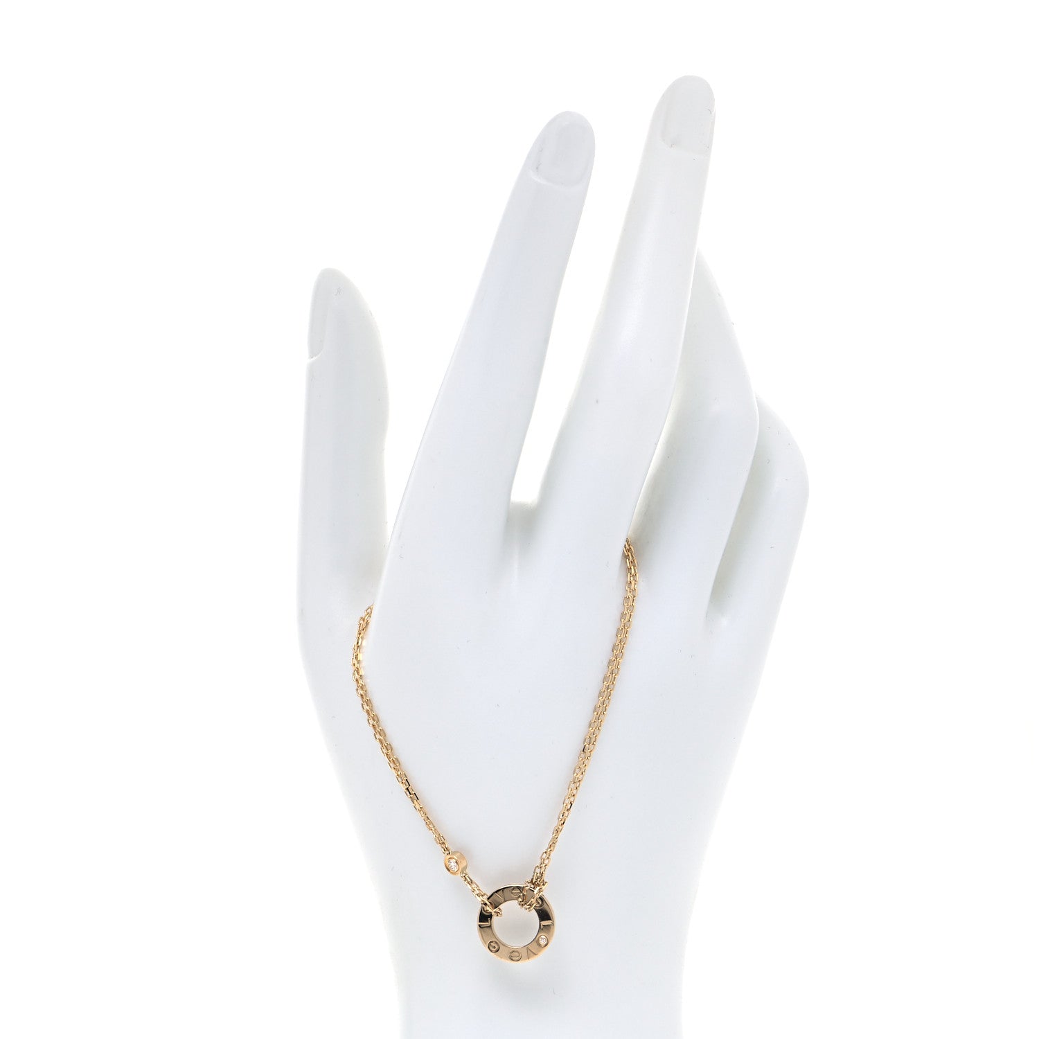 Cartier 18K Yellow Gold Diamond LOVE Bracelet 3 of 7