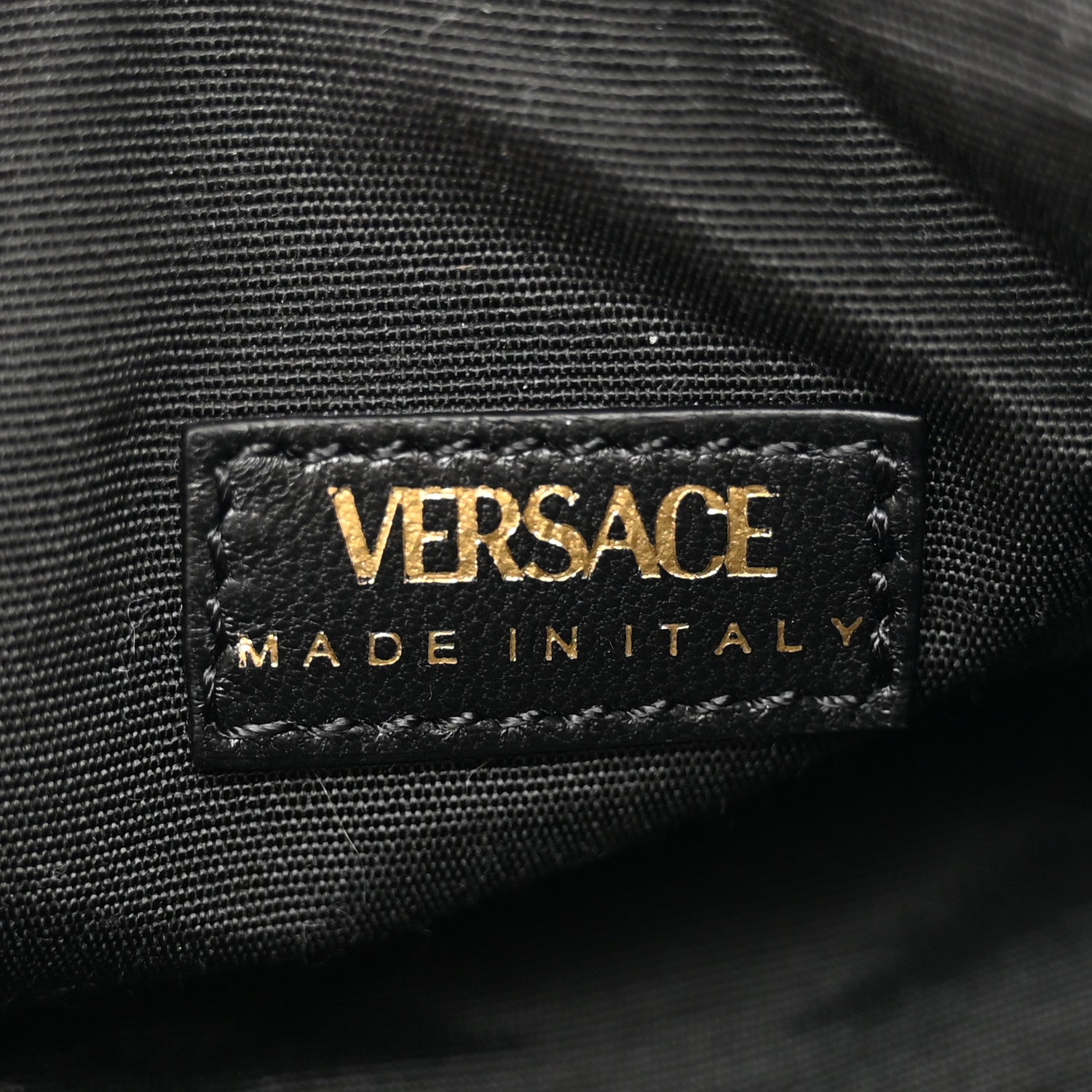 Versace Nappa Quilted Medusa Pouch Black 6 of 7