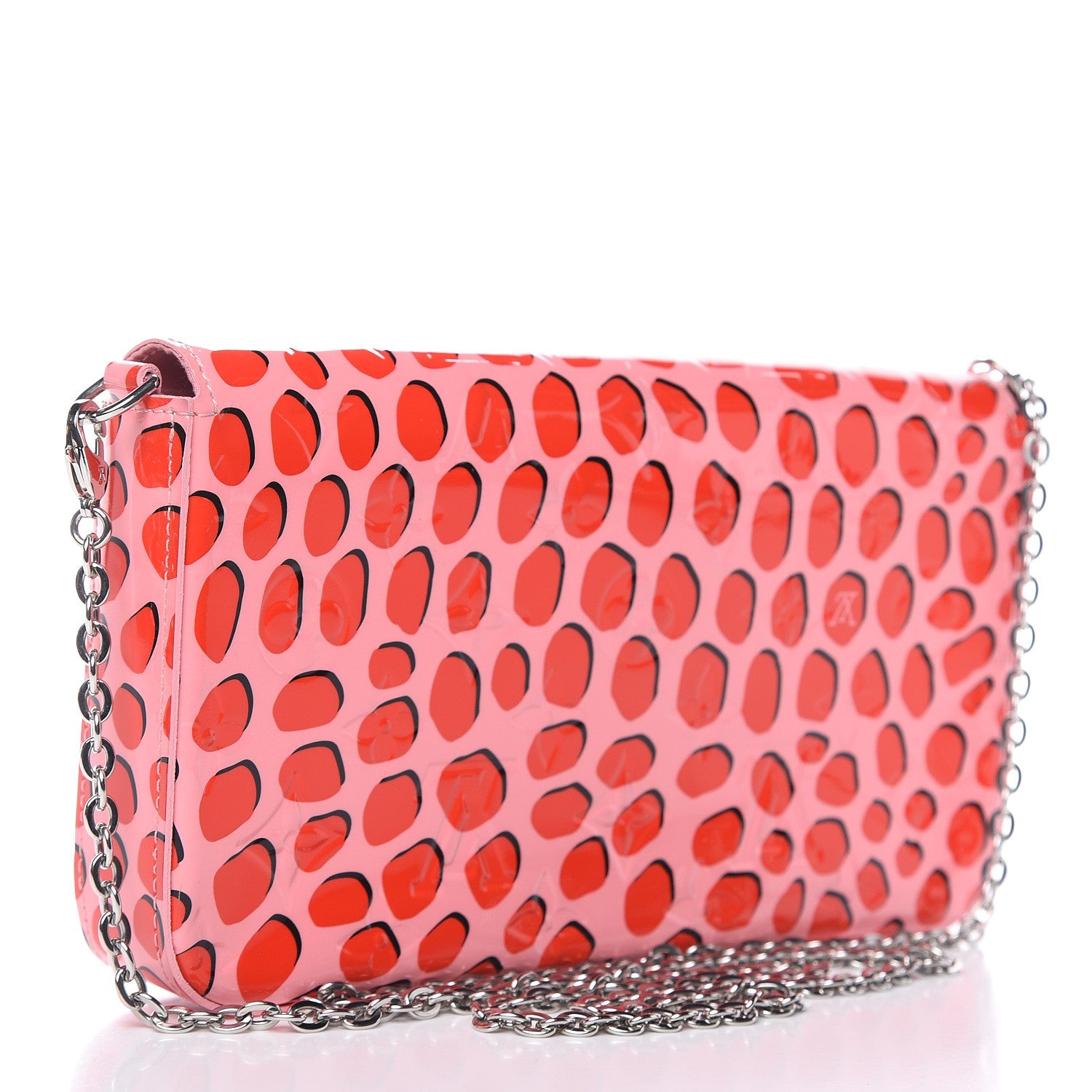 Louis Vuitton Vernis Jungle Dots Pochette Felicie Sugar Pink Poppy 4 of 12