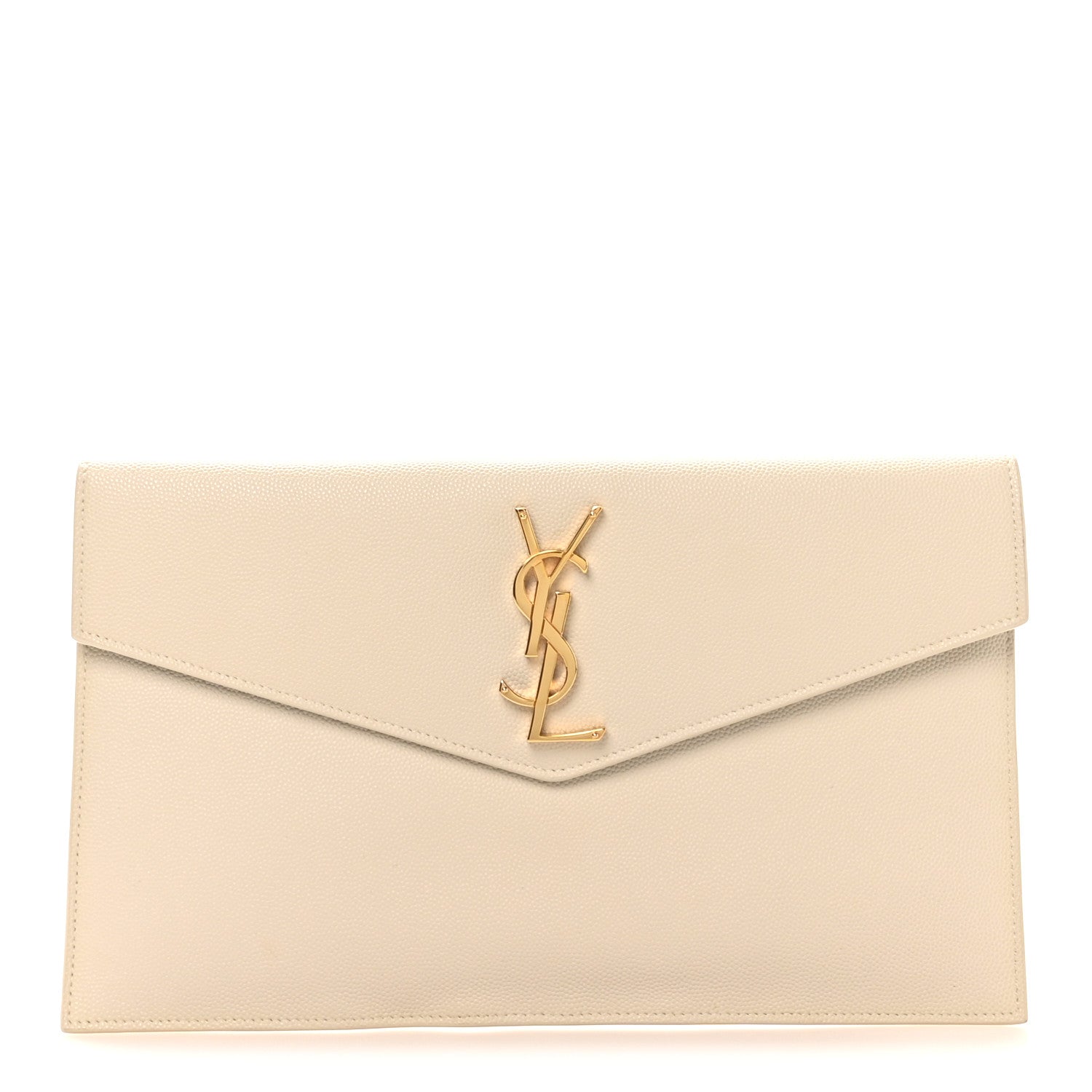Saint Laurent Grain De Poudre Uptown Pouch Crema Soft 1 of 8