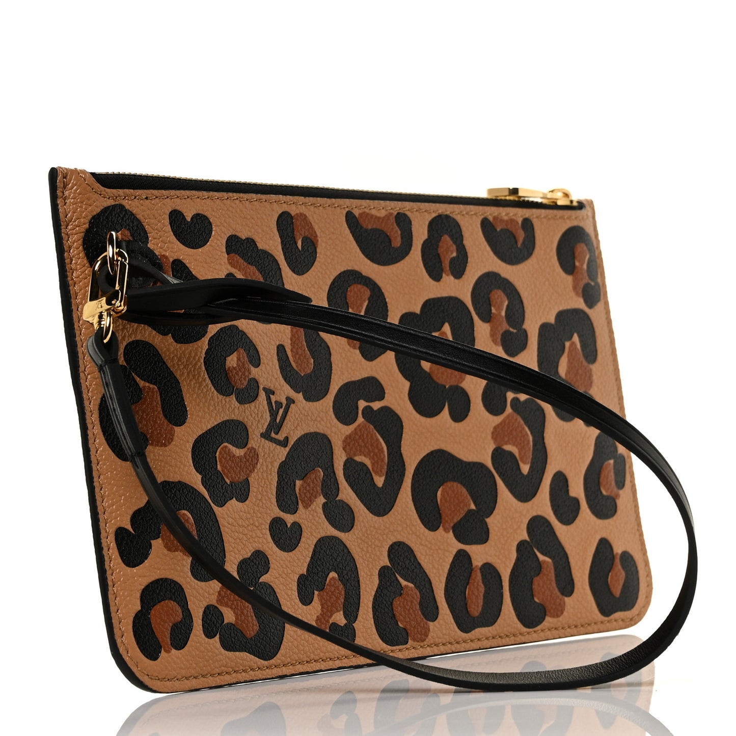 Monogram Giant Wild At Heart Neverfull MM Pochette Black