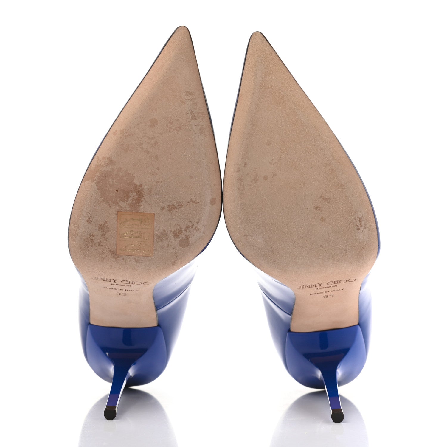 Jimmy Choo Patent Love 85 Pumps 39 Navy 5 of 8