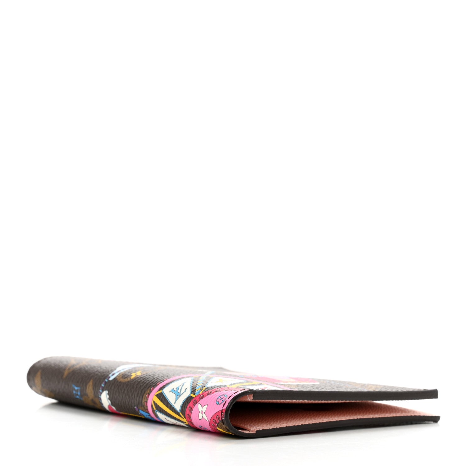 Louis Vuitton Monogram 2020 Christmas Animation Big Wheel Passport Cover Rose Ballerine 3 of 6