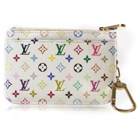 Monogram Multicolor Key Holder White Raisin