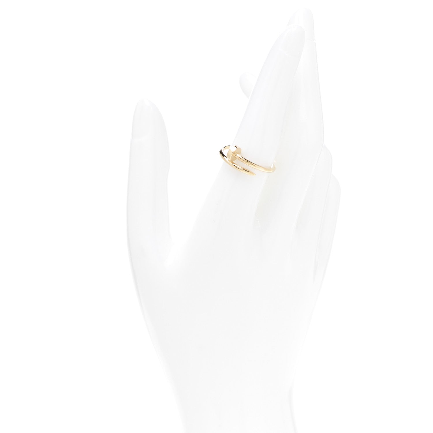 Cartier 18K Yellow Gold Small Juste Un Clou Ring 55 7.25 2 of 4