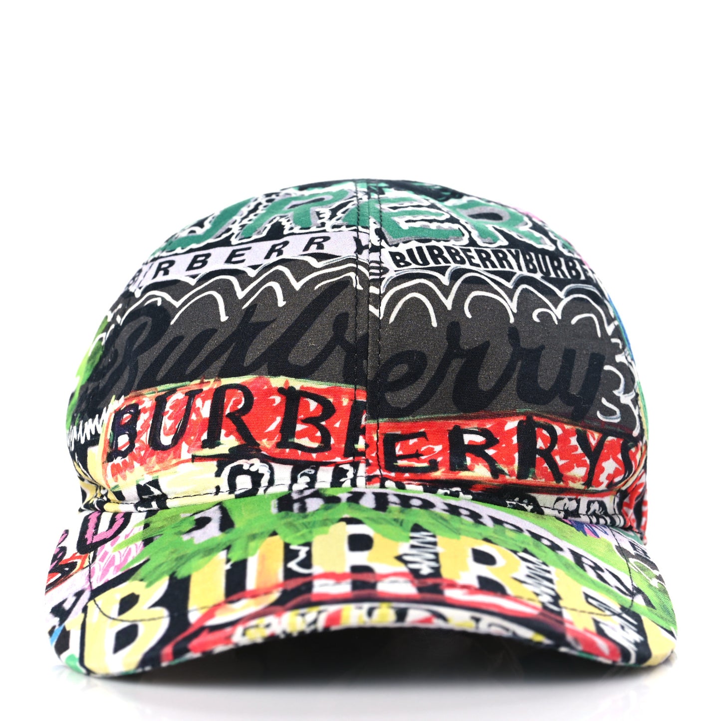Cotton Graffiti Print Archive Logo Baseball Cap M/L Multicolor