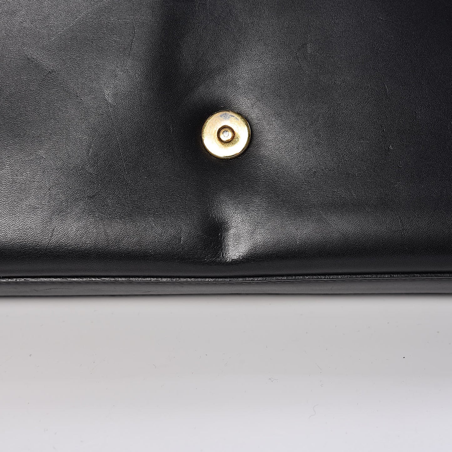 Calfskin Classic Monogram Tassel Clutch Black