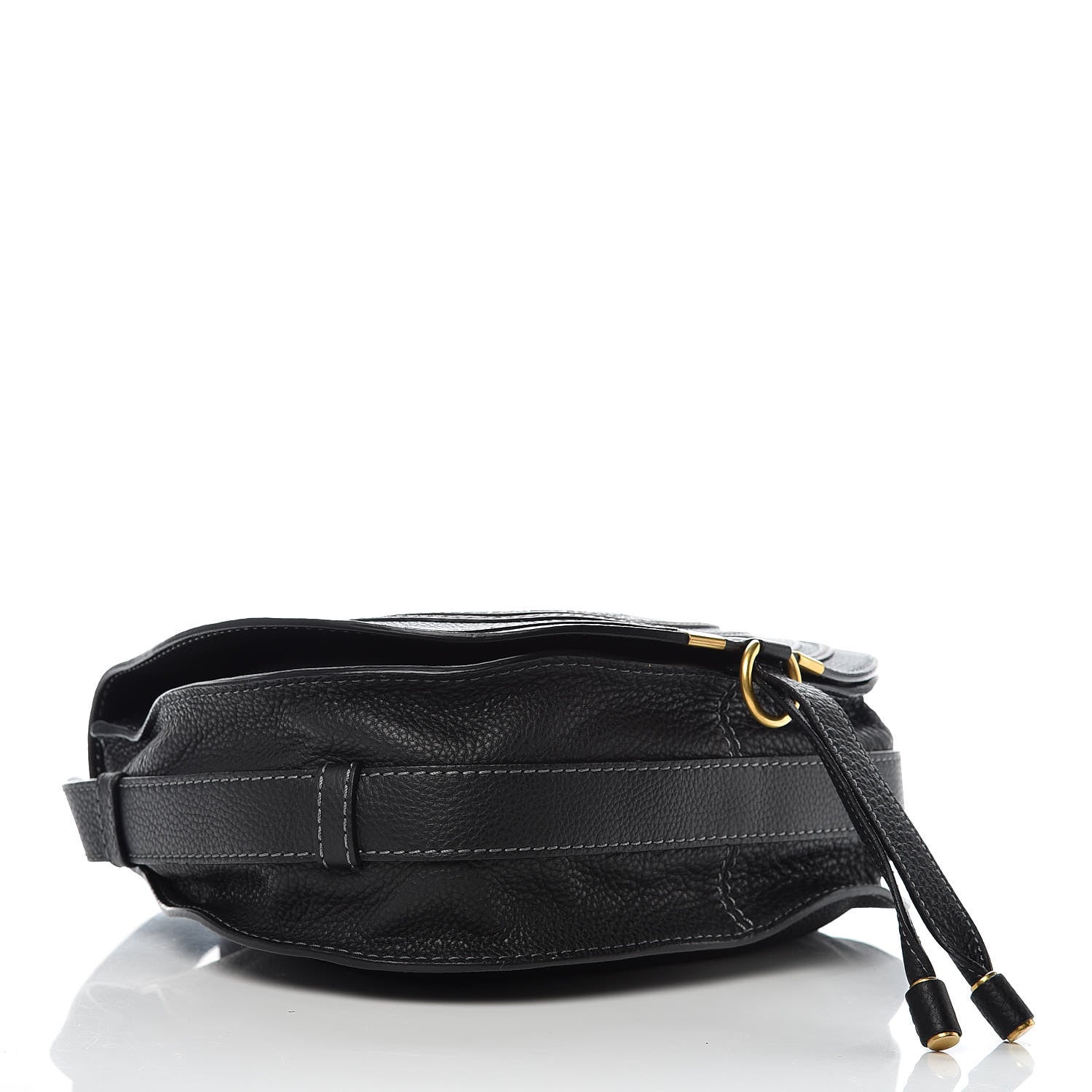 Chloe Calfskin Medium Marcie Round Crossbody Bag Black 4 of 9