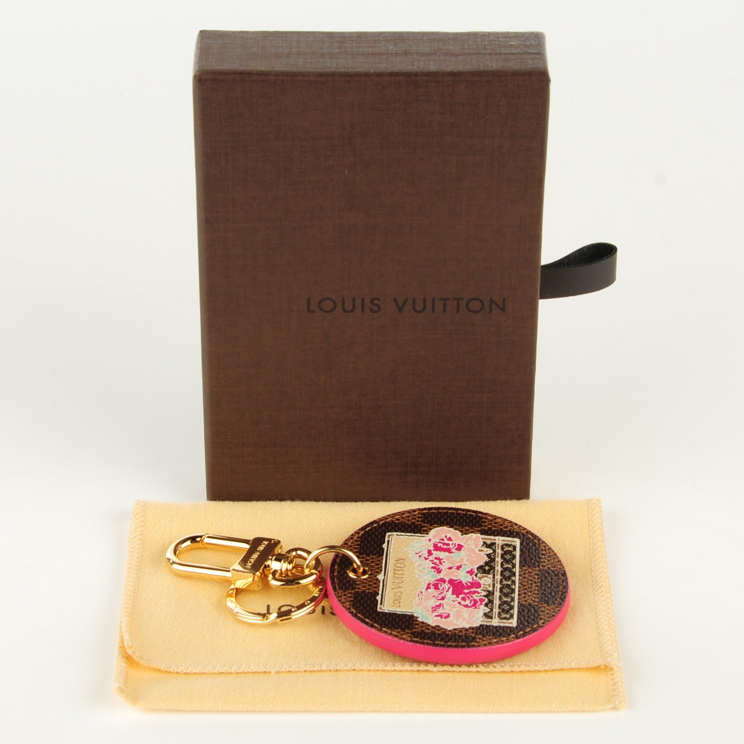 Louis Vuitton Monogram Illustre Posies Bag Charm 6 of 6