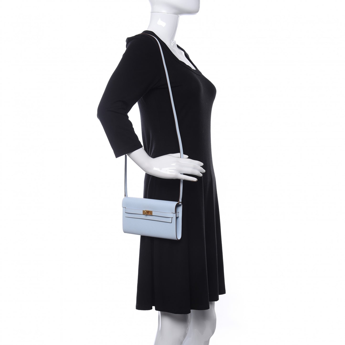 Epsom Kelly Wallet To Go Bleu Brume