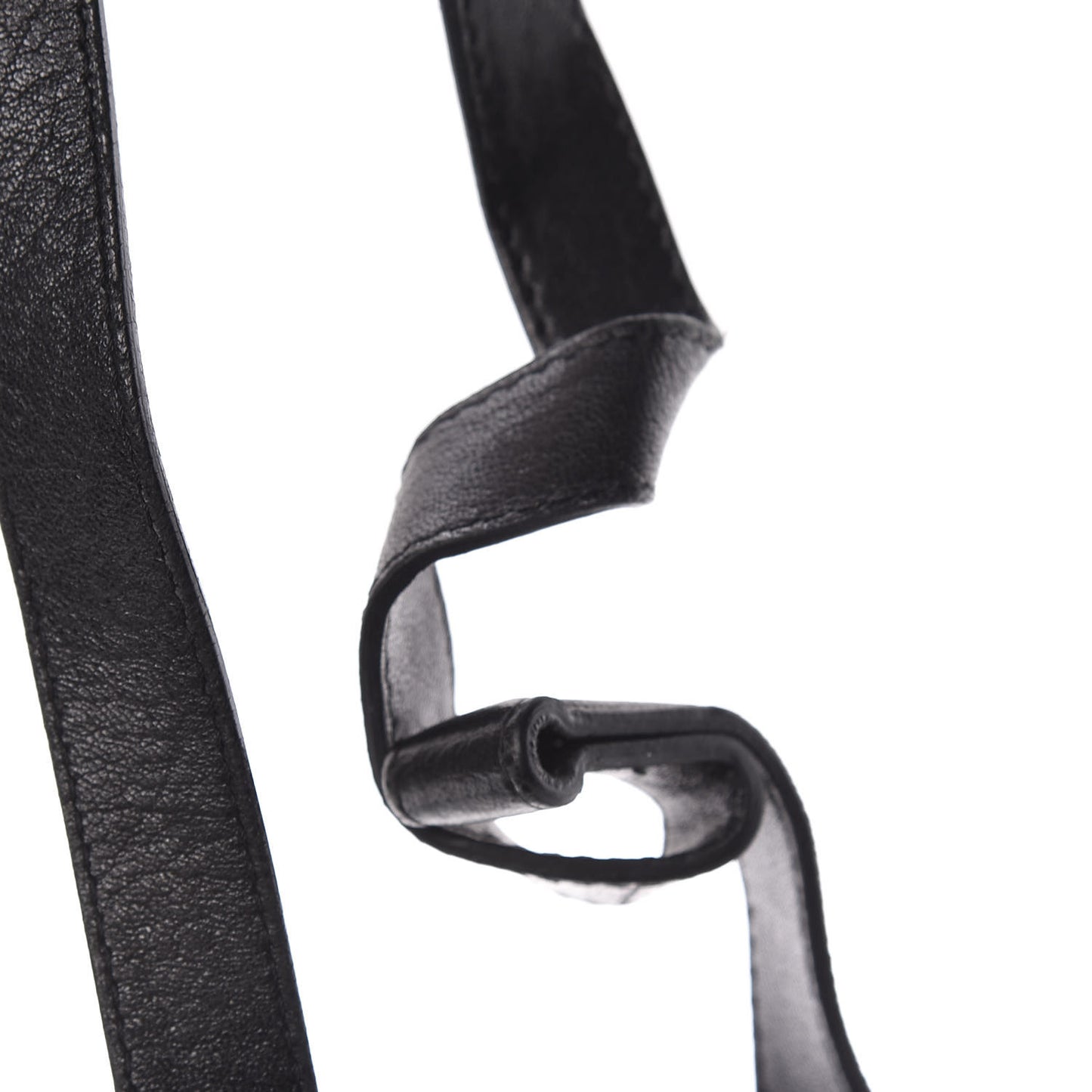 Lambskin PS1 Mini Pouch Messenger Black
