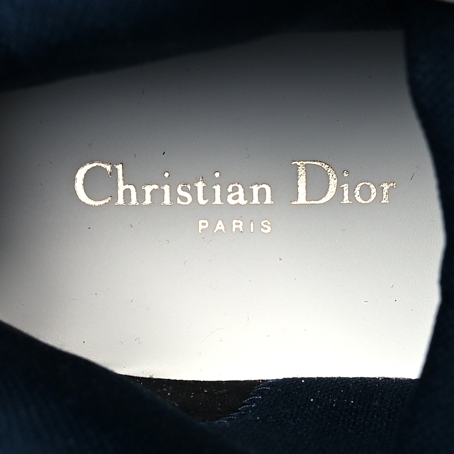 Christian Dior Canvas Embroidered Womens Walk'n' Dior Star High Top Sneakers 42 White Navy 8 of 8