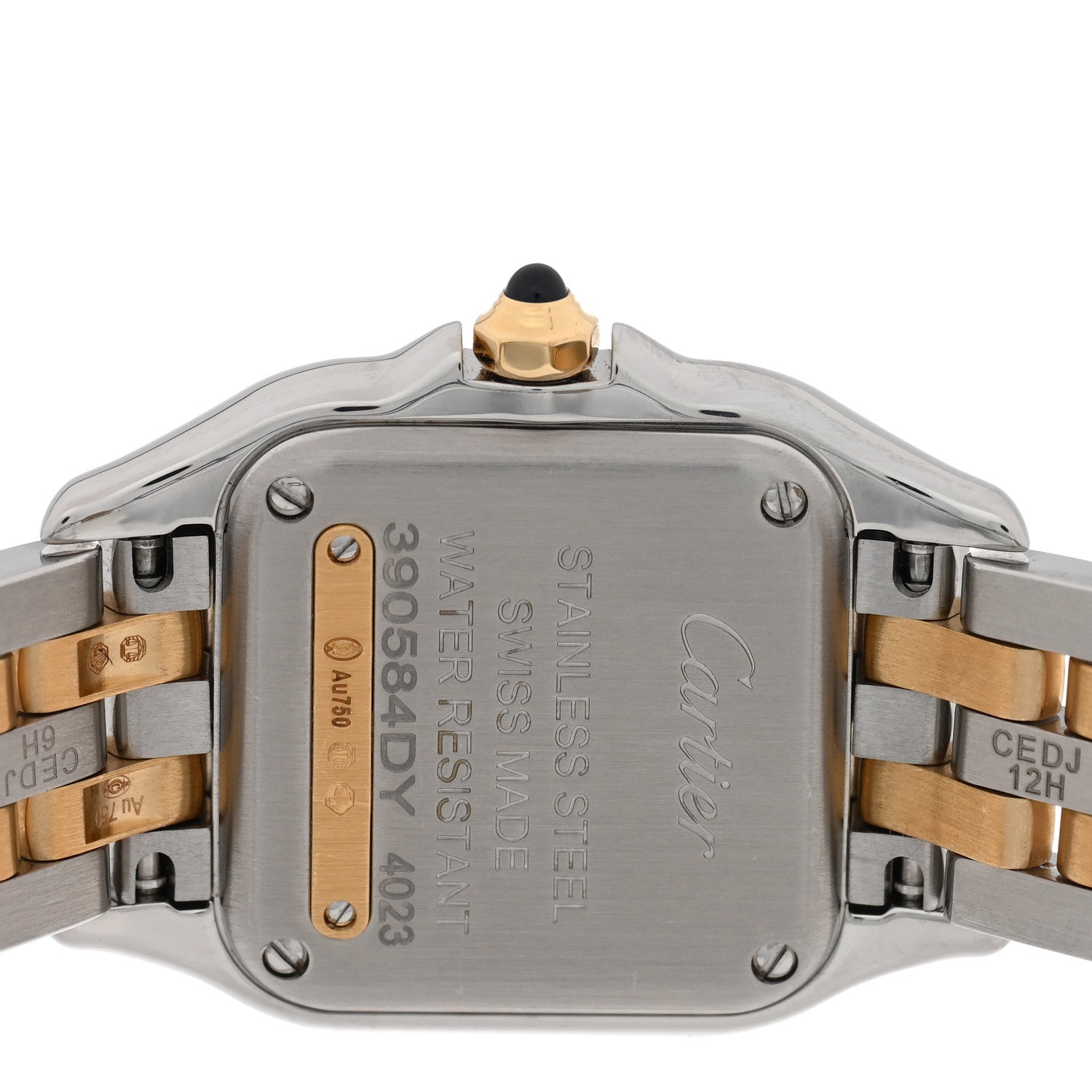 Cartier Stainless Steel 18K Yellow Gold 22mm Panthere Quartz Watch 4 of 5
