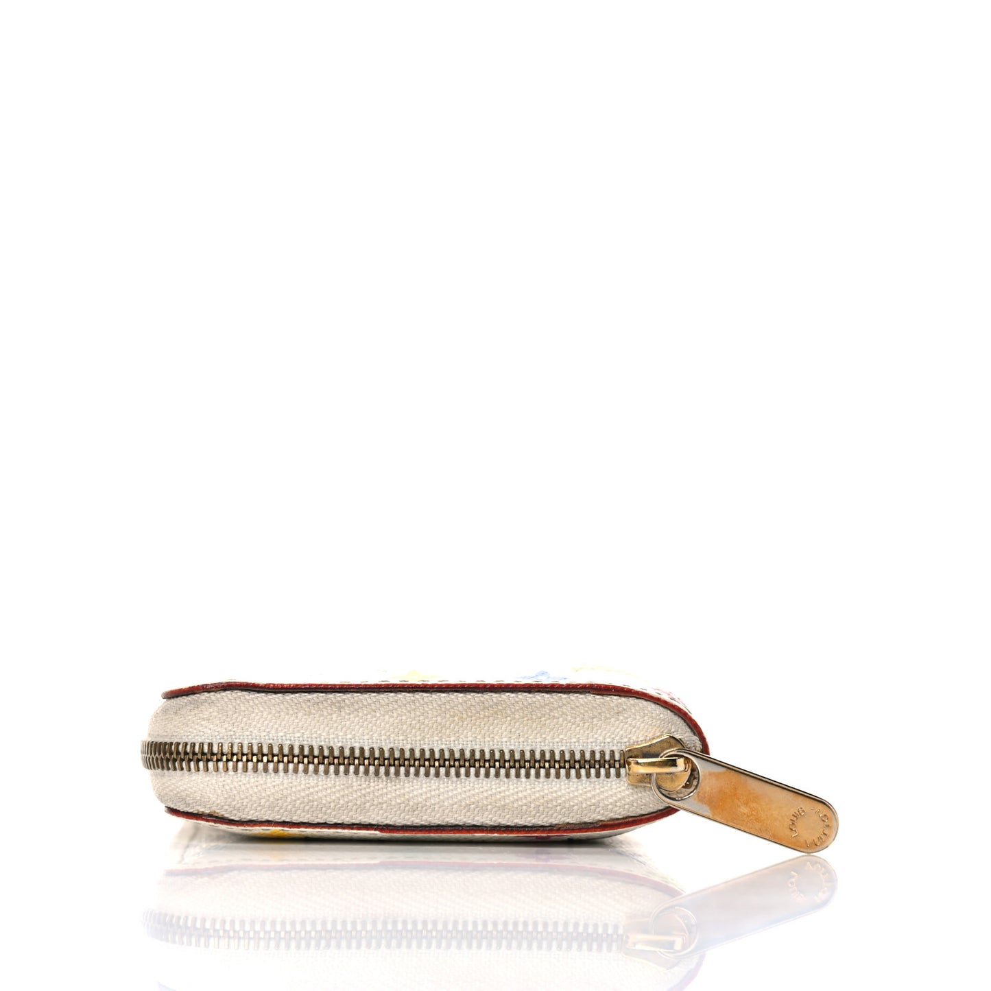 Monogram Multicolor Zippy Coin Purse Wallet White