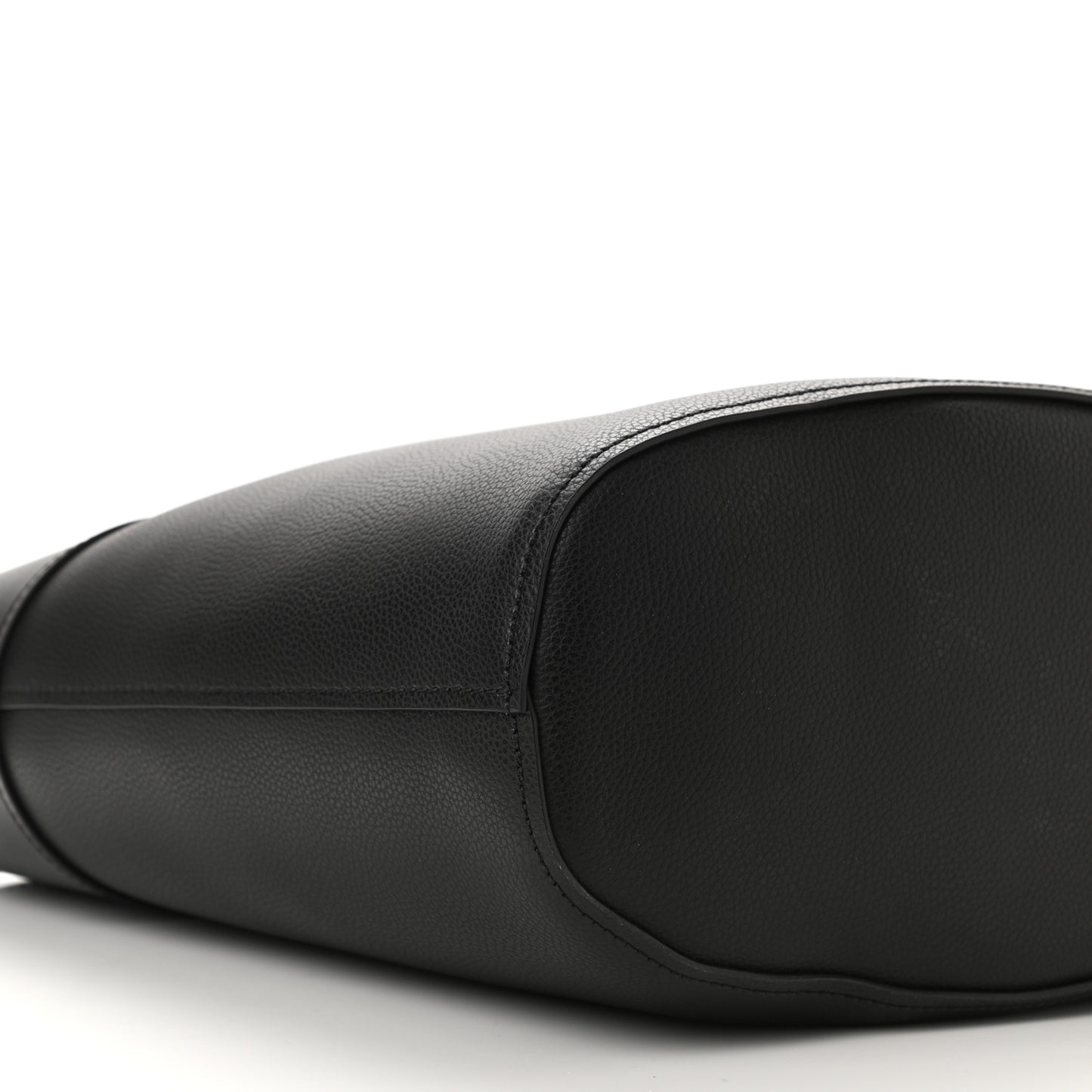Smooth Grained Calfskin Medium Aby Tote Black