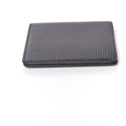 Louis Vuitton Epi 6 Card Billfold Wallet Black 10 of 11