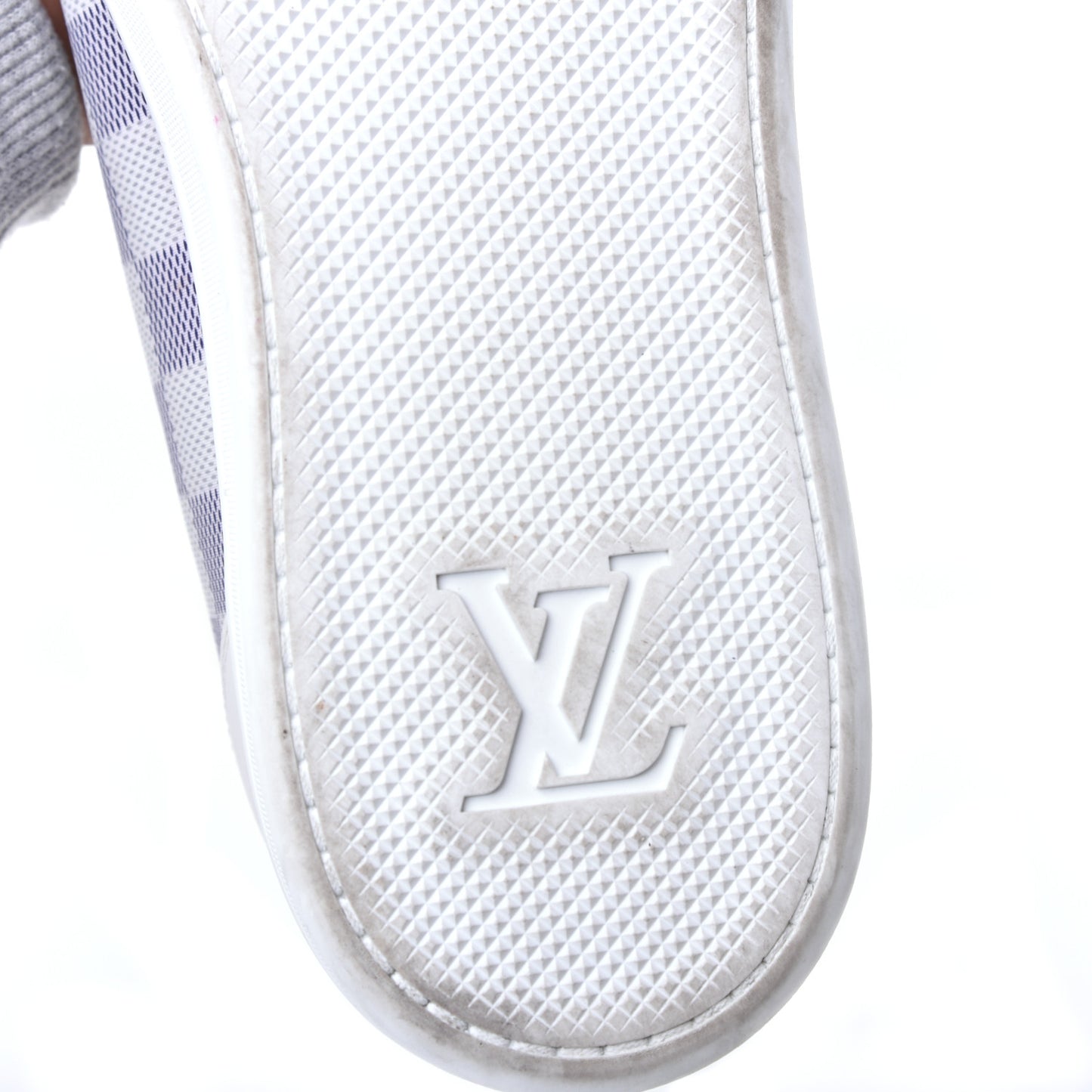 Damier Azur Mens Sneakers 8.5 White