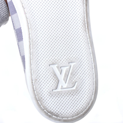 Louis Vuitton Damier Azur Mens Sneakers 8.5 White 8 of 10
