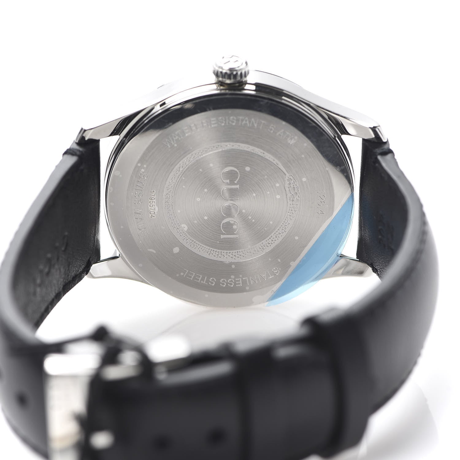 Gucci Stainless Steel Calfskin 38mm G-Timeless Snake Quartz Watch 5 of 6
