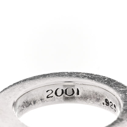 Chrome Hearts Sterling Silver CH LA Fck You Spacer Ring 41 2 5 of 5