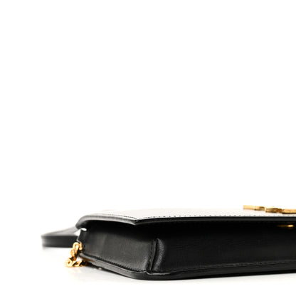 Saint Laurent Smooth Calfskin Monogram Phone Holder Crossbody Black 8 of 10