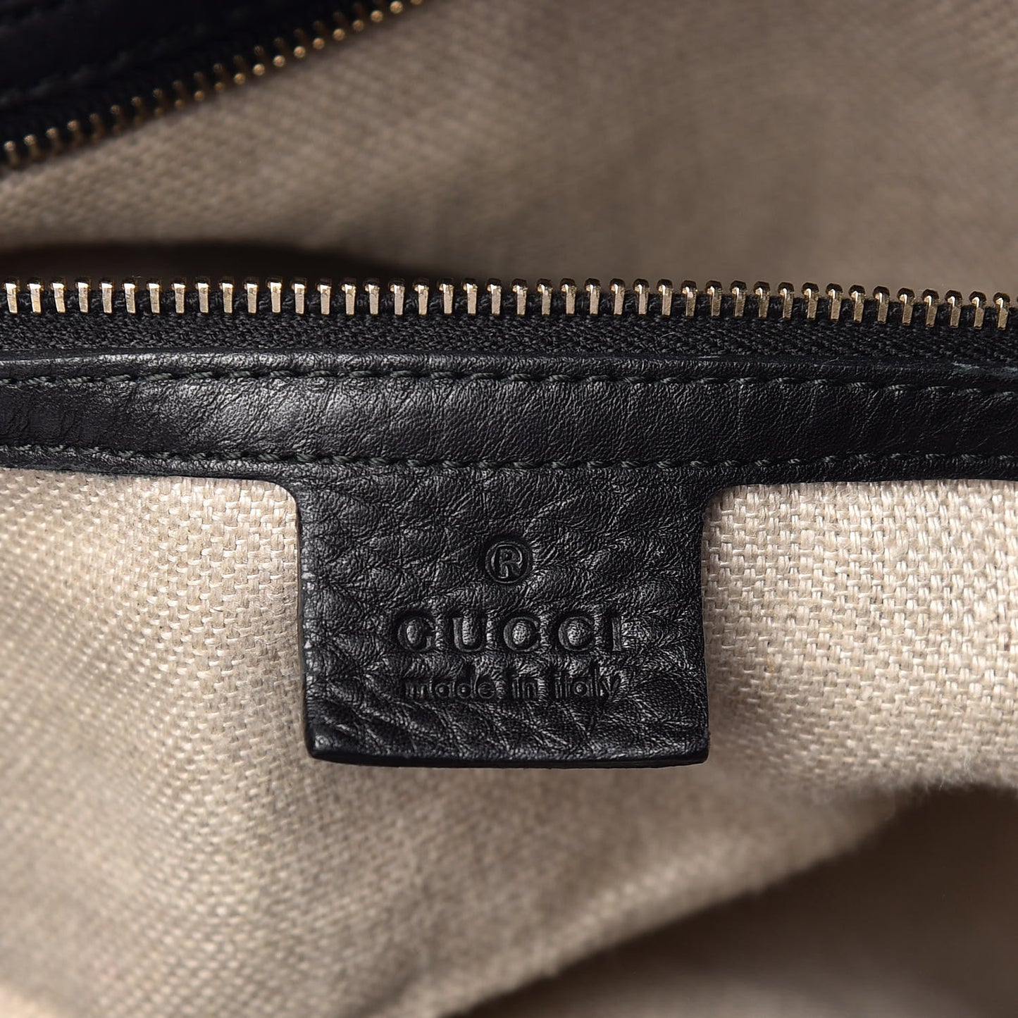 Calfskin Greenwich Medium Shoulder Bag Black