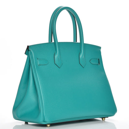Hermes Epsom Birkin 30 Bleu Paon 3 of 32