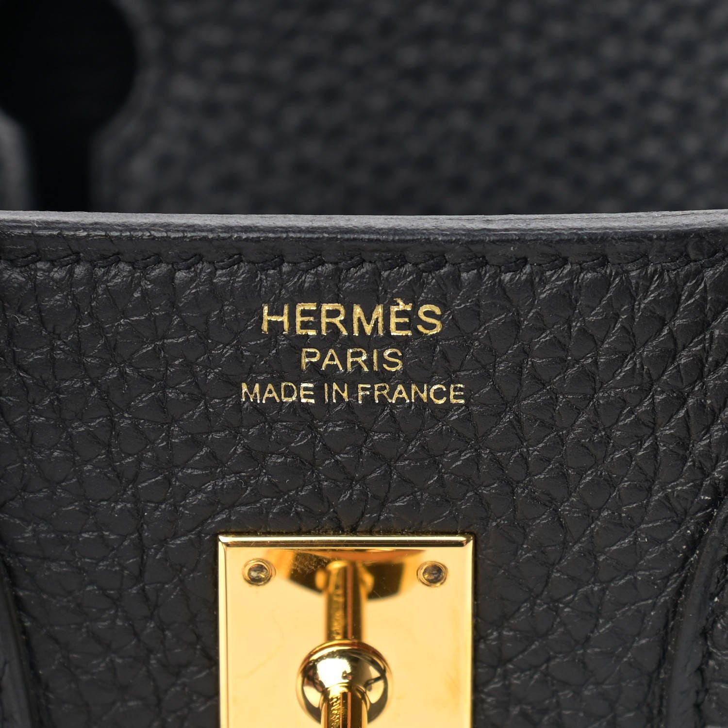 Hermes Togo Birkin 25 Black 6 of 12