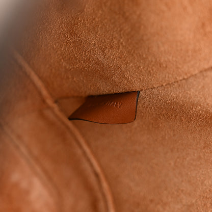 Celine Smooth Calfskin Small Cuir Triomphe Bucket Bag Tan 7 of 9