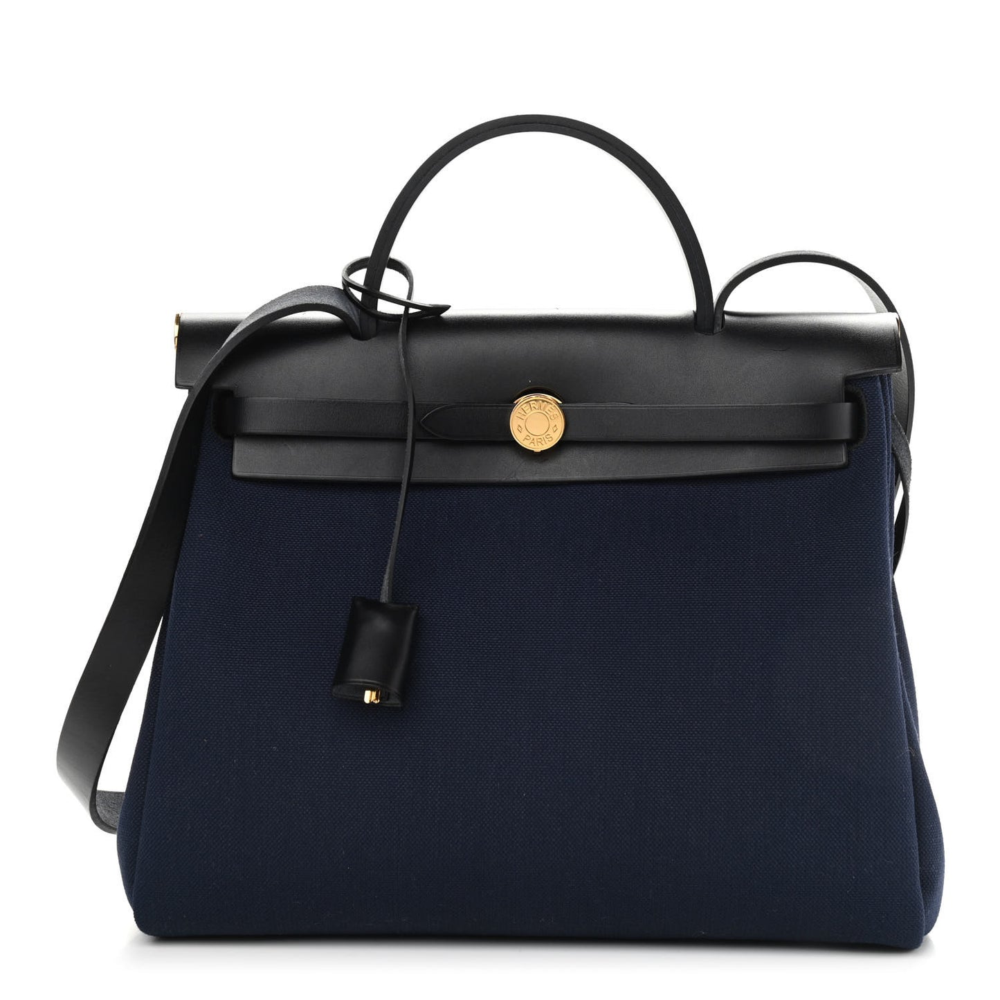 Military Toile Vache Hunter Herbag Zip PM 31 Black Bleu Indigo