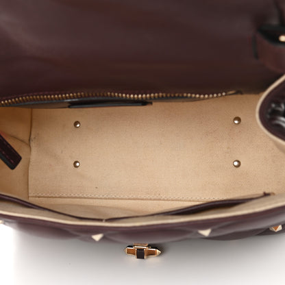 Valentino Garavani Nappa Medium Candystud Top Handle Bag Rubin 5 of 11