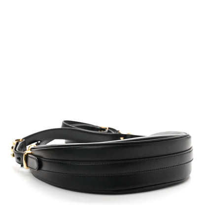 Prada Soft Calfskin Arque Shoulder Bag Black 4 of 11