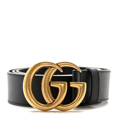 Gucci Calfskin Double G 40mm Belt 90 36 Black 1 of 8