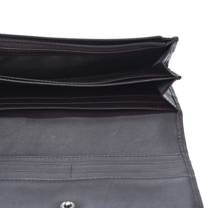 Burberry Smoked Check Continental Wallet Chocolate 4 of 10