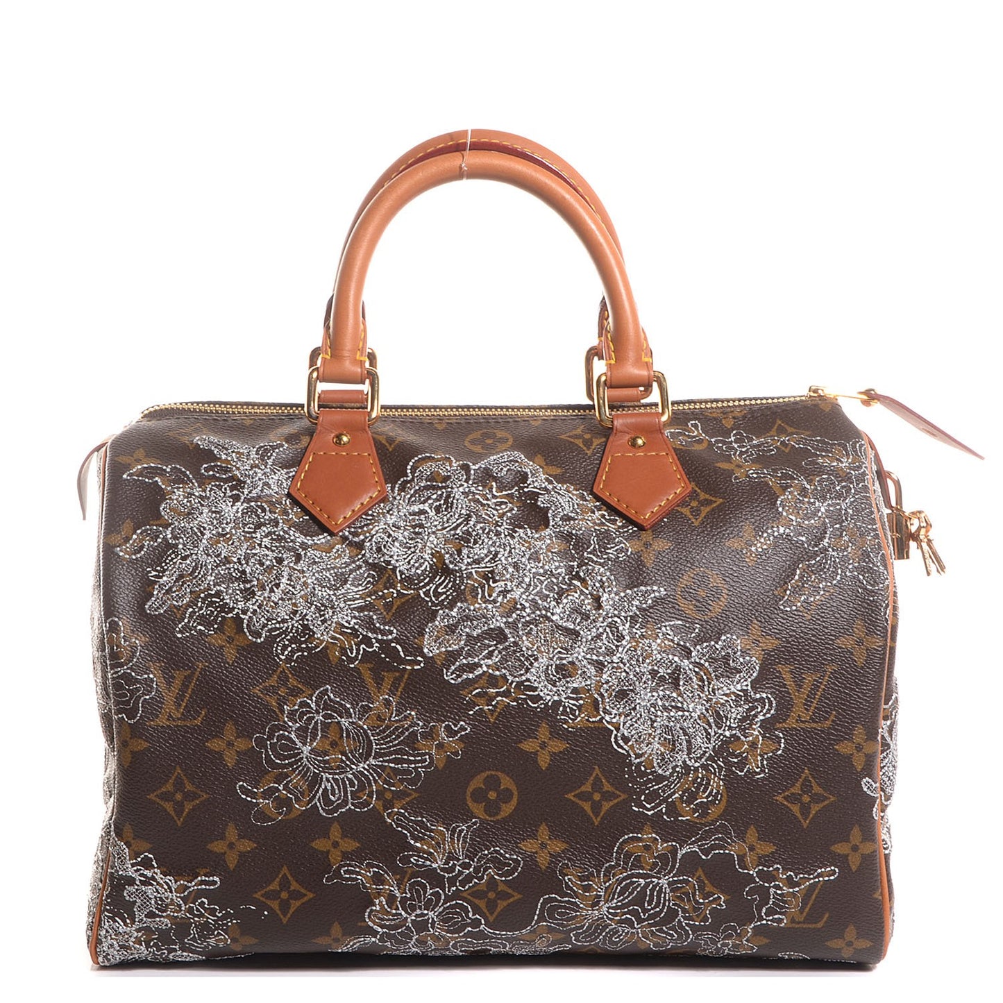 Monogram Dentelle Speedy 30 Silver