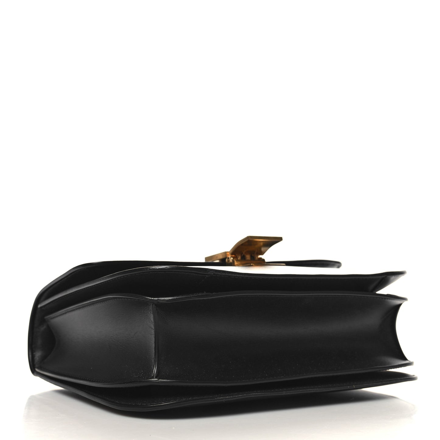 Box Calfskin Medium Classic Box Flap Bag Black